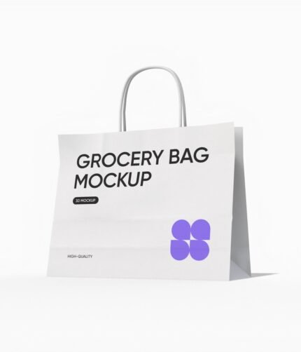 Shopping bag mockup