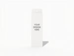 Straight tuck end box with hang tab mockup