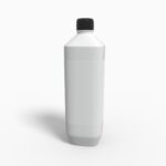 Bottles plastic product label mockup 502710