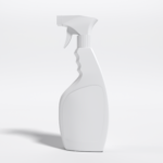 Bottles plastic product label mockup 505090