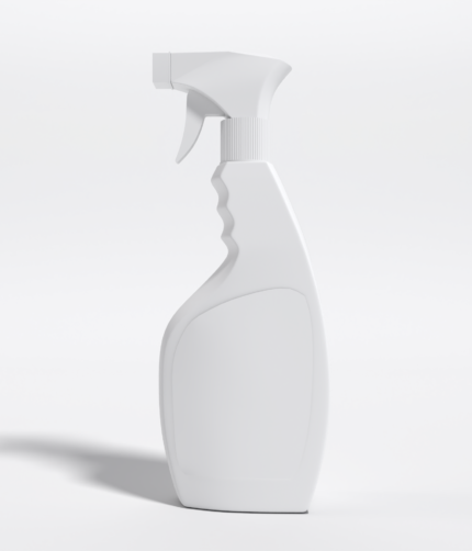 Bottles plastic product label mockup 505090