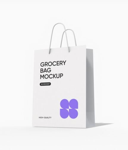 Shopping bag mockup