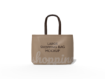 Large shopping bag mockup