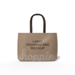 Large shopping bag mockup