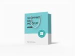 Small luxury shopping bag mockup