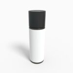 Bottles plastic cylindrical mockup 502280