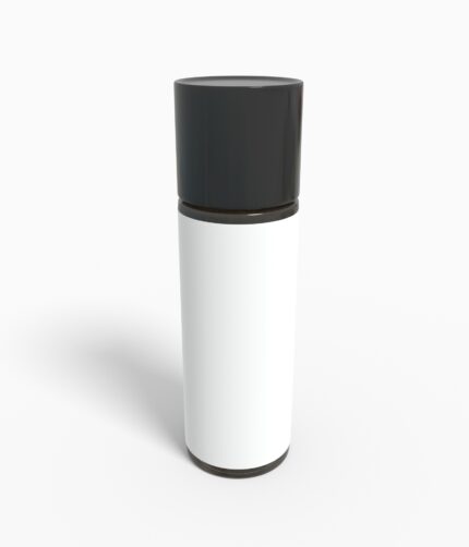 Bottles plastic cylindrical mockup 502280