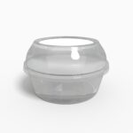 Plastic bowl flexible packaging mockup 602110