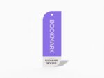 Polygon bookmark mockup