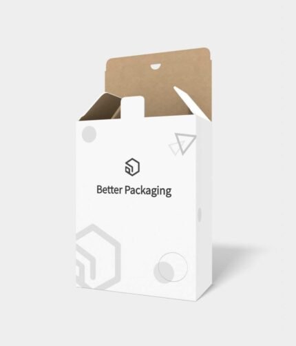 Tuck end boxes lock-top double tray mockup 100012