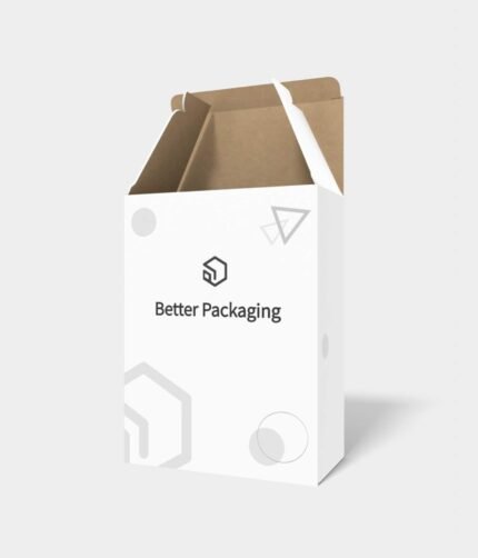 Tuck end boxes interlocking buckles reverse mortise lock mockup 100017