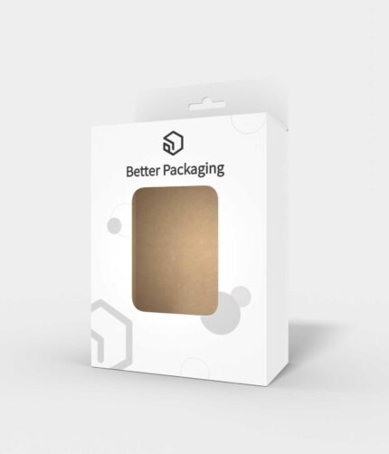 Reverse mortise lock boxes hook window display mockup 100021