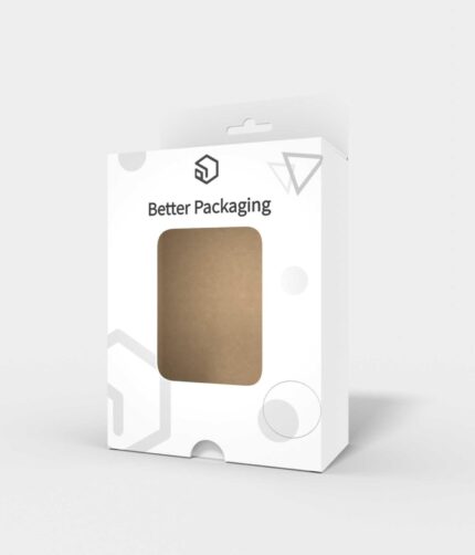 Hook boxes window display nail buckles mockup 100025