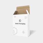 Tuck end paper box mockup