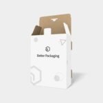 Reverse mortise lock boxes lock-top auto lock tuck top mockup 100053