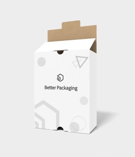 Tuck end boxes anti-deformation aircraft-type mockup 100163