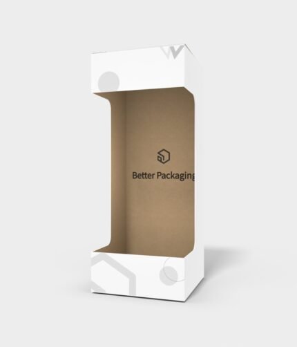 Tuck end boxes with window pin-style mockup 100242