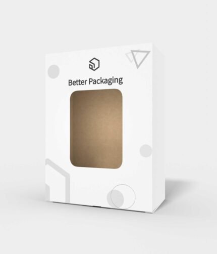 Back open boxes snap lock window display mockup 101515