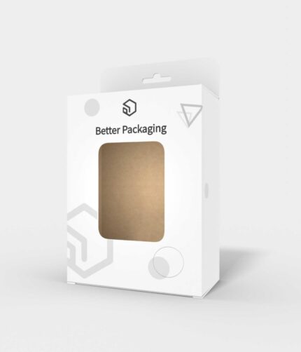 Back open boxes hook window display mockup 101523