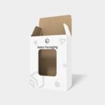 Tuck end window software box mockup