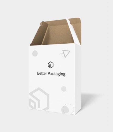 Tuck end boxes interlocking buckles lock inserts mockup 102016