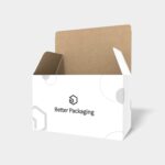 Tuck end product box mockup