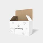 Auto bottome snap lock mailer box mockup