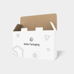 Mailer box with double safety buckles positive mockup