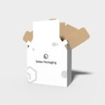 Tuck end boxes trapezoid bottom buckles mockup 102170