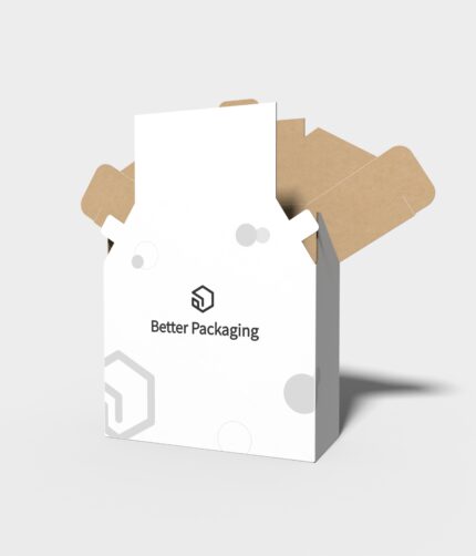 Tuck end boxes trapezoid bottom buckles mockup 102170