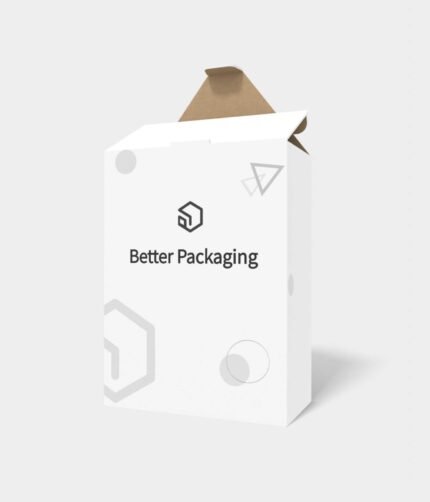 Tuck end boxes back open auto lock bottom mockup 102691