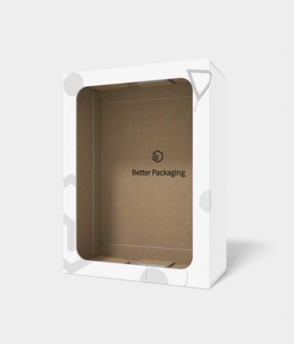 Tuck end boxes back open with window mockup 102710