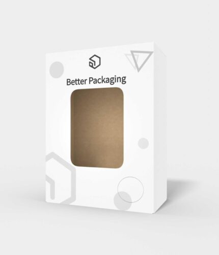 Tuck end cookie window box mockup