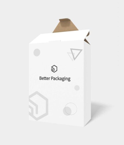 Tuck end boxes back open auto bottome snap lock mockup 103060