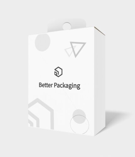 Tuck end boxes oblique hanging hole auto bottome snap lock mockup 103230