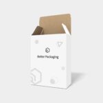 Auto lock bottom boxes business card tuck end mockup 105010