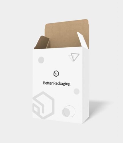 Auto lock bottom inserts storage boxes with front opening mockup 105030