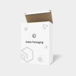 Back open boxes auto lock bottom cartridge mockup 106010