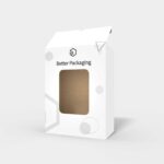 Back open boxes window display snap lock mockup 106014