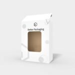 Auto lock bottom boxes nail buckles back open mockup 106015