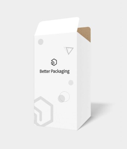 Tuck end boxes side tear lines polygonal machine bags mockup 109090