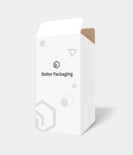 Tuck end boxes side tear lines polygonal machine bags mockup 109090