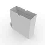 Square file box mockup