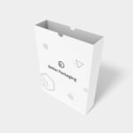 Document sleeve file box mockup