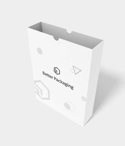 Document sleeve file box mockup