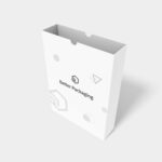 Square file sleeve mockup