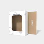 Tuck end box variations with window side hooks mockup 110051