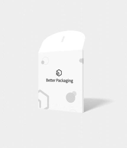 A4 snap button File  bag mockup