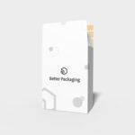 Tuck end box variations tear lines flat adhesive boxes mockup 110190