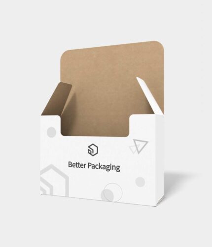 Tuck end box variations velcro adhesive bottom mockup 110200